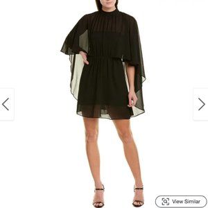 Ali & Jay Black cape dress